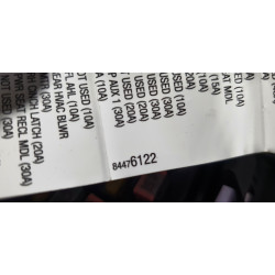 84476122 Chevrolet Fuse Relay Distribution Junction Box