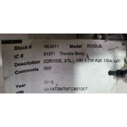Nissan Rogue Throttle Body 2013-2018 | Nissan Altima