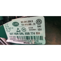 561941036B Volkswagen Passat Right Full LED Headlight 2020-2023