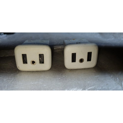 23217326 Cadillac ELR Dual AUX USB Port Audio Auxiliary Jack 2014-2016