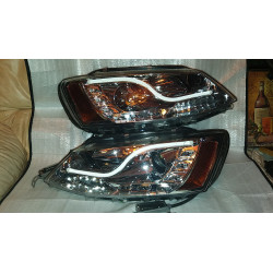 Volkswagen Jetta LED Xenon Neon Tube Headlights (Pair) 2011-2017