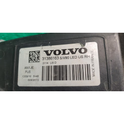31386163 Volvo S90 Right Full LED Active High Beam Headlight 2018-2020