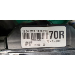 81110-F4200 Toyota C-HR Right Full LED Headlight 2020-2023