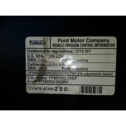 DA5Z-16612-A Lincoln MKS Hood 2013-2016 FW7E-9C485-ZSC