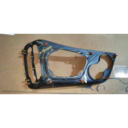 6TX631ZSAA Dodge Center Console Shifter Bezel Molding Cover Trim (Carbon)