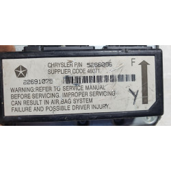 5266096 Dodge Spirit Airbag Control Module 1990 22691075