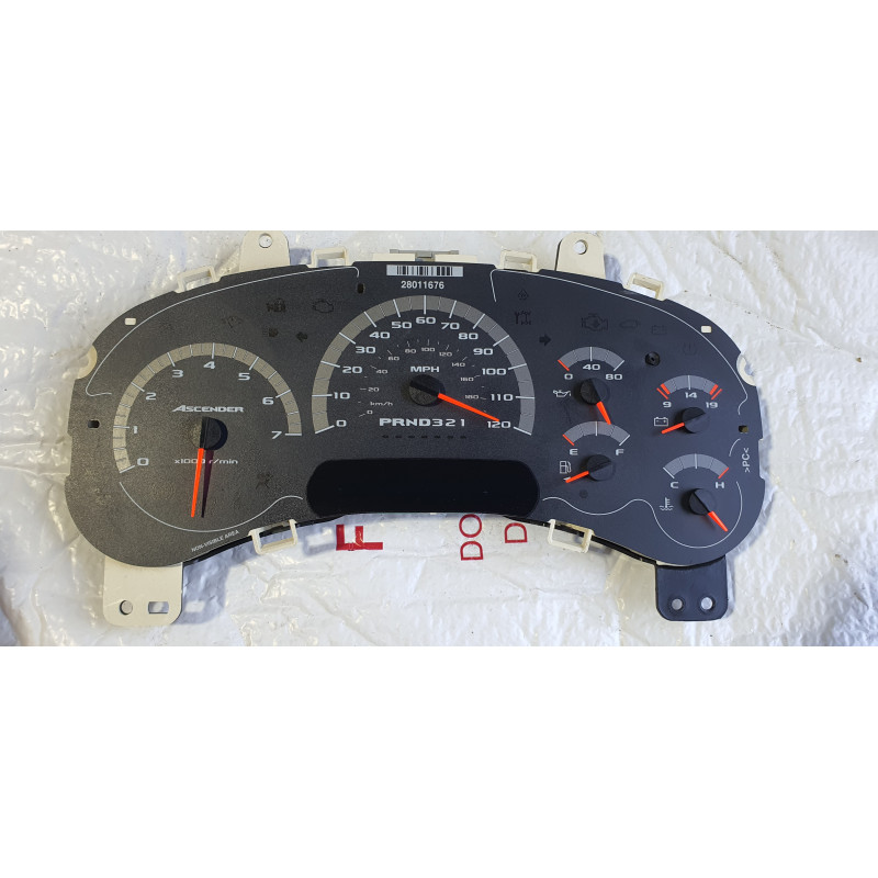 15140627 Isuzu Ascender Speedometer Instrument Gauge Cluster 2006-2007