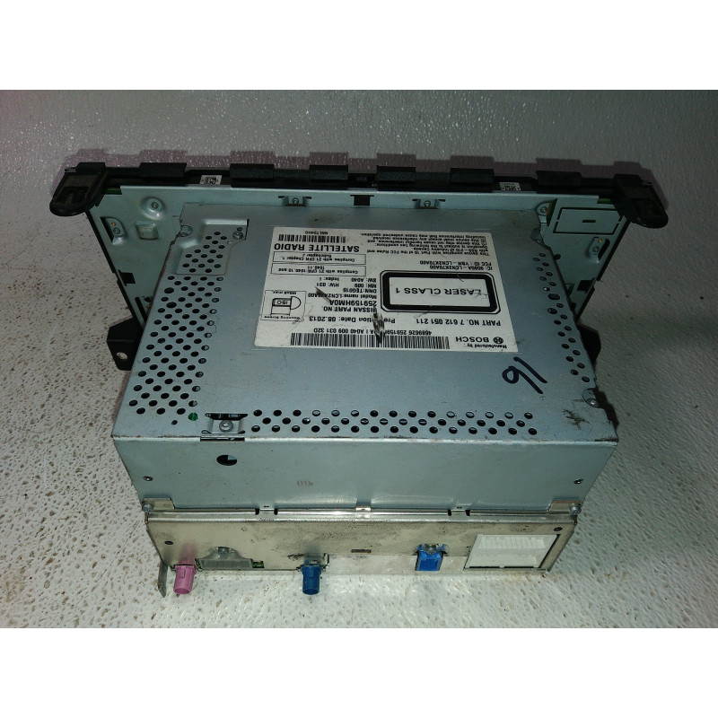 259159HM0A Nissan Altima CD Radio Stereo Player GPS Navigation System