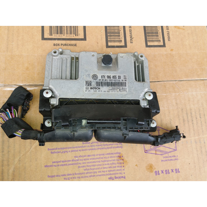 07K906055DD Volkswagen Passat Engine computer (ECM) 2013-2014 07K907309A