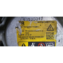 86884-6RR5B Nissan Right Front Seat Tongue Pretension Belt (Light Gray)