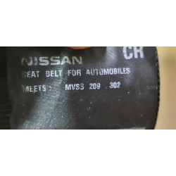 86884-6RR5A Nissan X-Trail Right Front Seat Tongue Pretension Belt (Black)