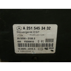 2515453432 Mercedes-Benz R ABS Anti-Lock ESP Control Pump 2009-2015