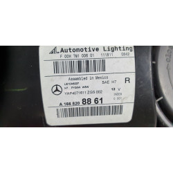 A1668208861 Mercedes-Benz ML Class Right Halogen Headlight 2012-2015
