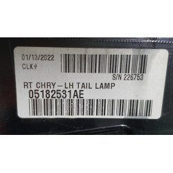 05182531AE Chrysler Town & Country Left LED Tail Lamp 2011-2016 05182533AE