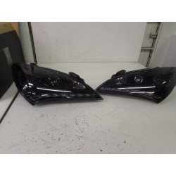 Hyundai Genesis Coupe Glossy Black Projector Smoke LED Headlights 2010-2012