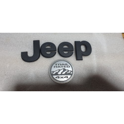 Jeep Grand Cherokee Trail Rated 4X4 Logo Emblem Decal Set | Liberty