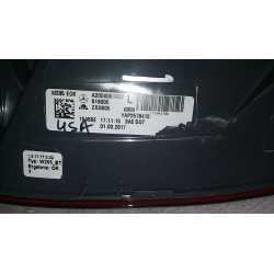 A2059061802 Mercedes-Benz C-Class Left LED Tail Lamp 2015-2018