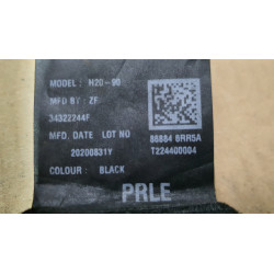 86884-6RR5A Nissan X-Trail Front Right Seat Tongue Pretension Belt (Black)