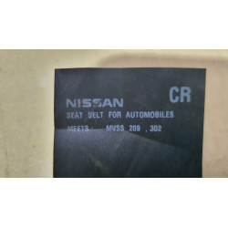 86884-6RR5A Nissan X-Trail Front Right Seat Tongue Pretension Belt (Black)