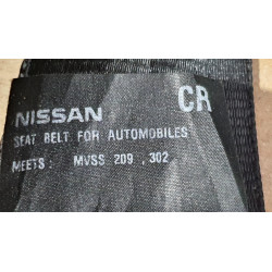 86884-6RR5A Nissan X-Trail Front Right Seat Tongue Pretension Belt (Black)