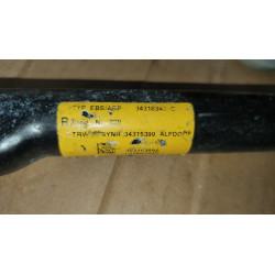 86884-6RR5A Nissan X-Trail Front Right Seat Tongue Pretension Belt (Black)