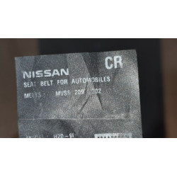 86884-6RR5A Nissan X-Trail Front Right Seat Tongue Pretension Belt (Black)