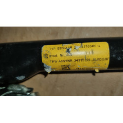 86884-6RR5A Nissan X-Trail Front Right Seat Tongue Pretension Belt (Black)