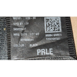 86884-6RR5A Nissan X-Trail Front Right Seat Tongue Pretension Belt (Black)