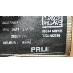 86884-6RR5B Nissan Front Right Seat Tongue Pretension Belt (Light Gray)