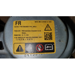 86884-6RR5B Nissan Front Right Seat Tongue Pretension Belt (Light Gray)