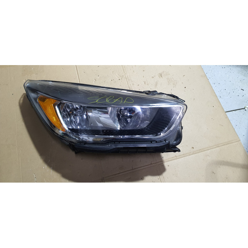 GJ54-13W029-AF Ford Escape Right Halogen Black Bezel Headlight 2017-2019