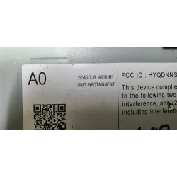 39540-TJB-A014-M1 Acura RDX Radio Media Receiver A0 2019-2021