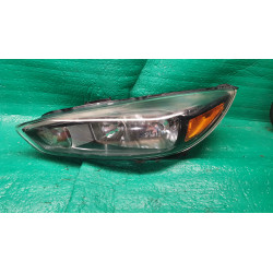 F1EB-13W030-MF Ford Focus Left Mid LED Black Halogen Headlight 2015-2018