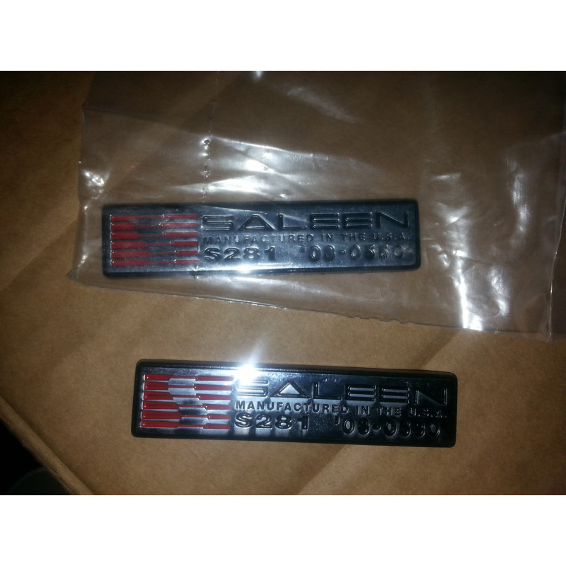 Ford Mustang Console Plaque Dash Badge Logo Emblem 2001-2004