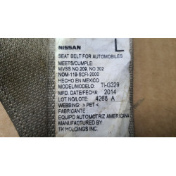86885-4BA6B Nissan Rogue Front Left Seat Belt 2014-2020 86885-4BA6A
