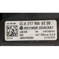 A2179068200 Mercedes-Benz S-Class Coupe Right LED Tail Lamp 2018-2020
