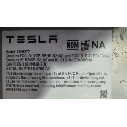 1566786-00-C Tesla Model 3 Media Computer Control Module 2017-2023