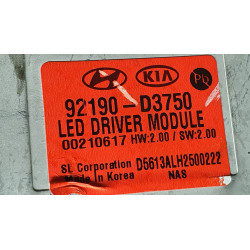 92190-D3750 Hyundai Tucson Right Full LED Headlight 2019-2021