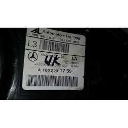 1668201759 Mercedes-Benz GLE Left Halogen Headlight 2016-2018