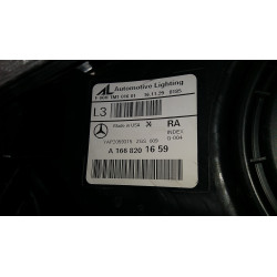 1668201659 Mercedes-Benz GLE Right Halogen Headlight 2016-2018