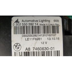 7460630 BMW 4 Right Xenon Headlight 2014-2017 7399108