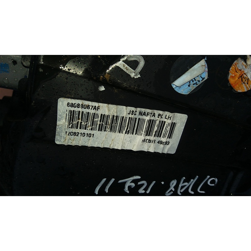 68088067AF Chrysler 200 Left LED Black Headlight 2011-2014