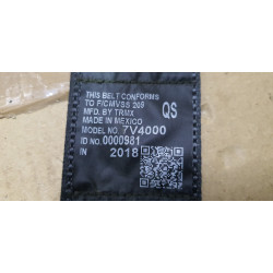 Toyota Corolla Left Rear Seat Belt 2020-2022