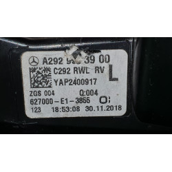 A2929063900 Mercedes-Benz GLE Coupe Left Trunk LED Inner Tail Lamp