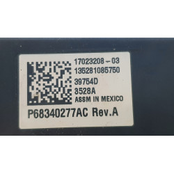 68340277AC Dodge Ram AC Heater Climate Control Panel 2019-2023
