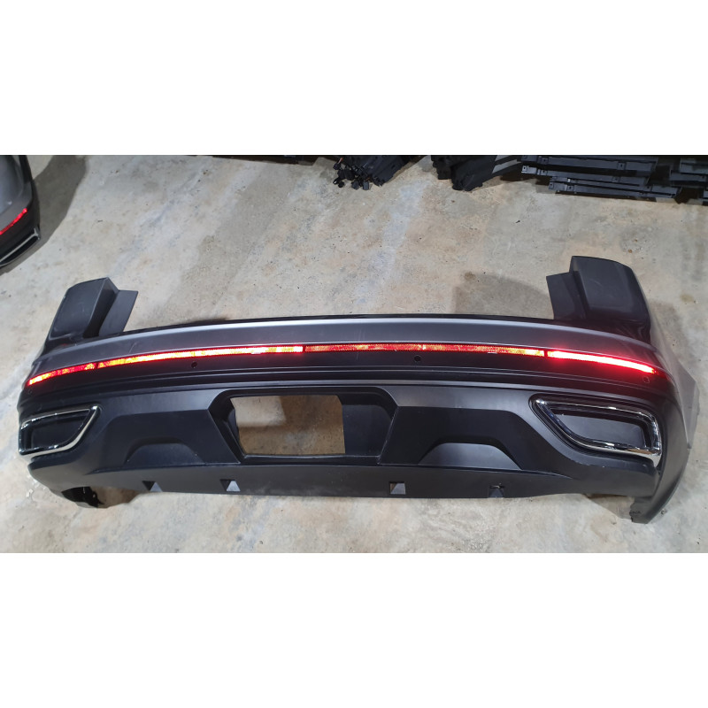 3CN807521P Volkswagen Atlas Rear Bumper Cover with Park Sensors 2020-2025