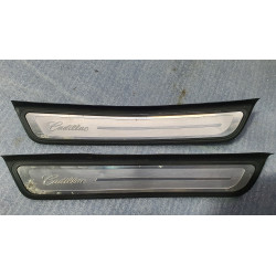 23160095 Cadillac CTS Left Rear Sill Plate Trim Pillar 2014-2019