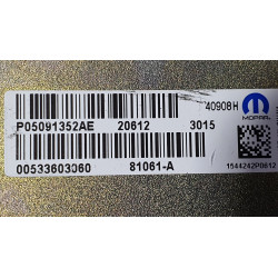 05091352AE Dodge Durango Roof GPS Radio Antenna 2014-2020 05091352AC