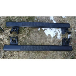 82213269AC Dodge Ram Black Aluminum Tubular Running Boards (Pair) 2013-2018