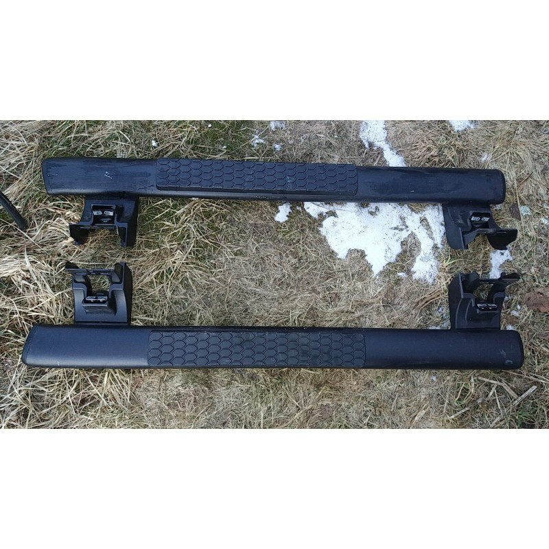 82213269AC Dodge Ram Black Aluminum Tubular Running Boards (Pair) 2013-2018
